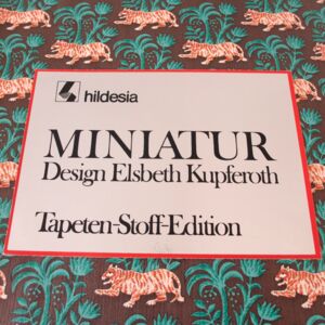 hildesia: Tapeten-Stoff-Kollektion "Miniatur" von Elsbeth Kupferoth